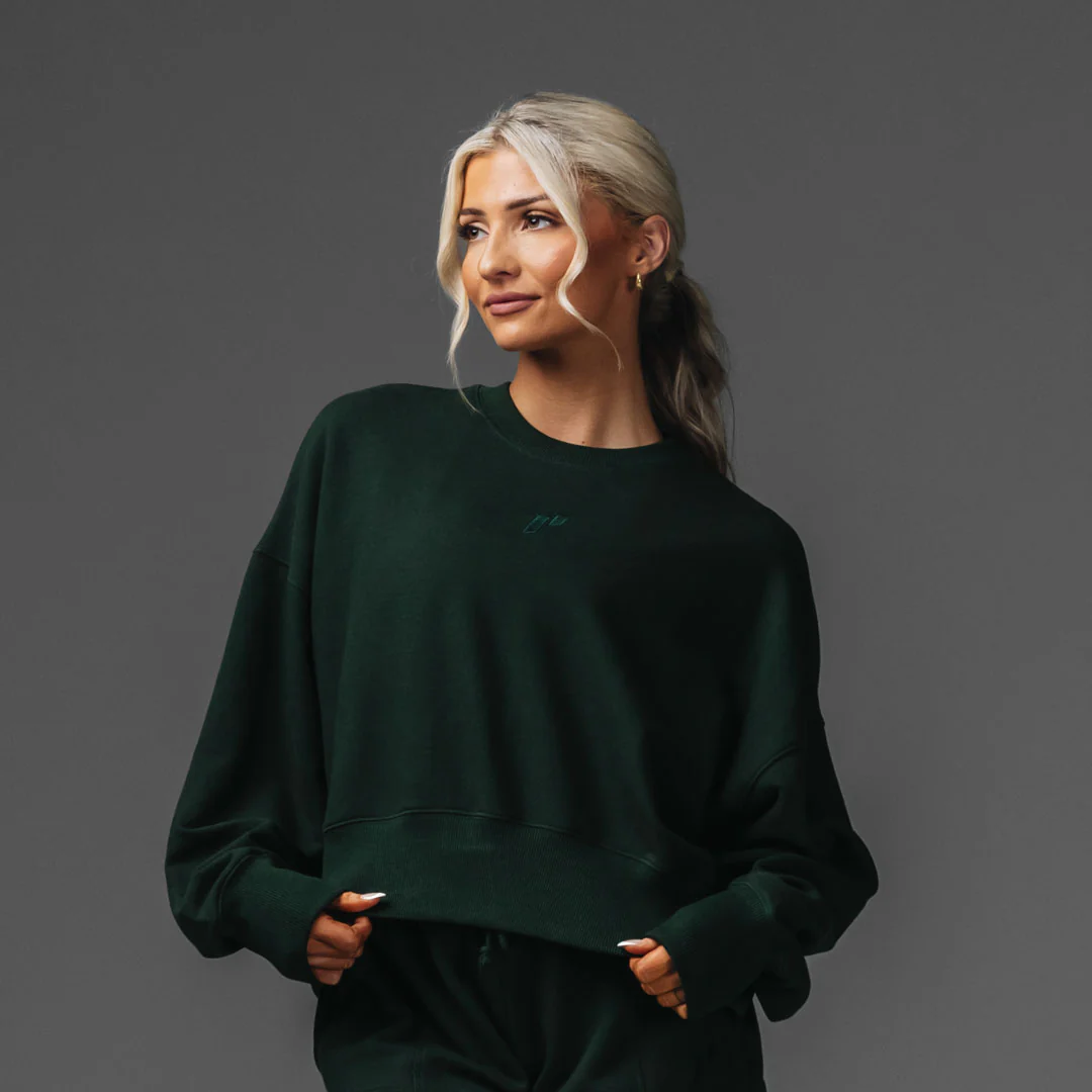Classic Cropped Crew Sweatshirt - Image 8