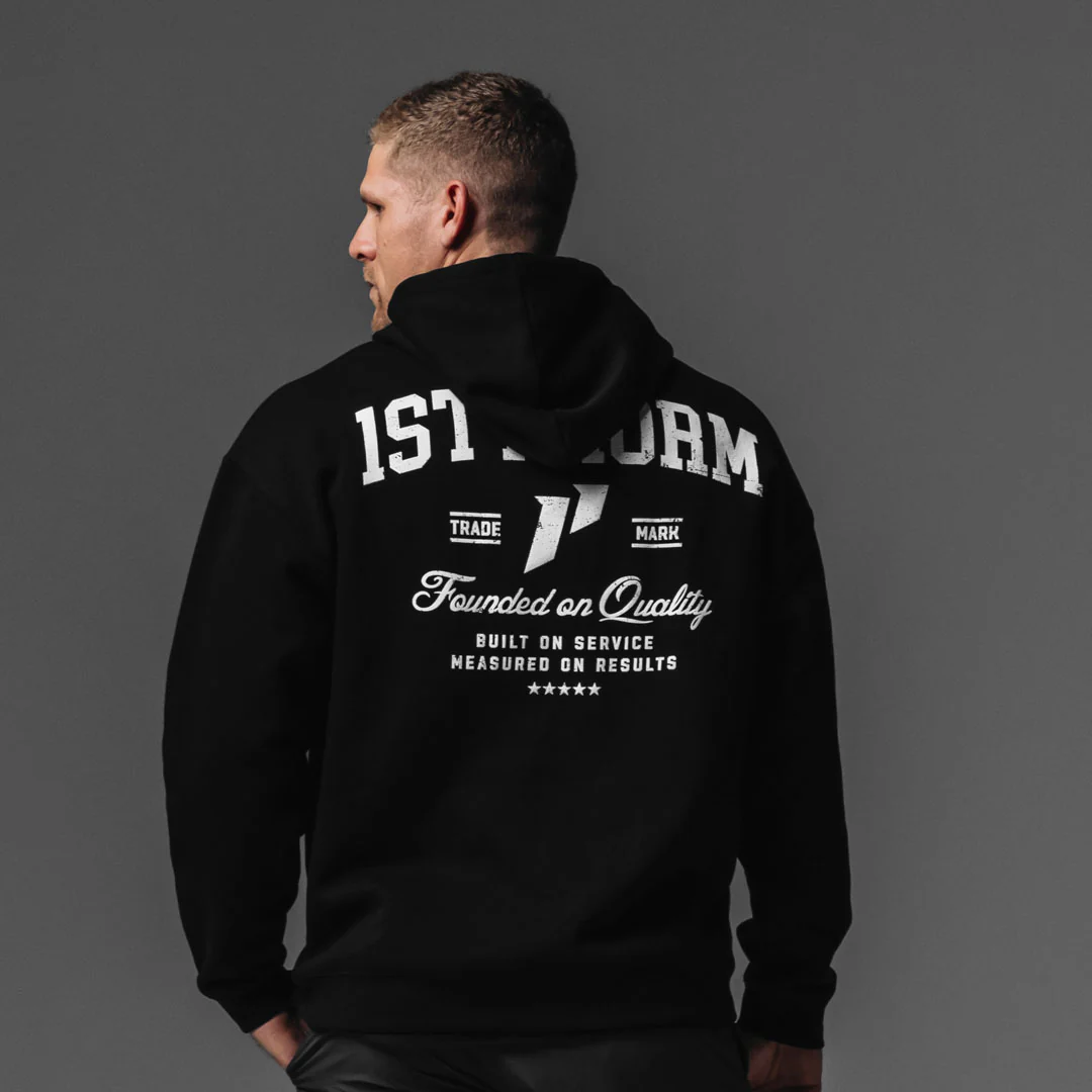 Crest Founded on Quality Hoodie - Image 12