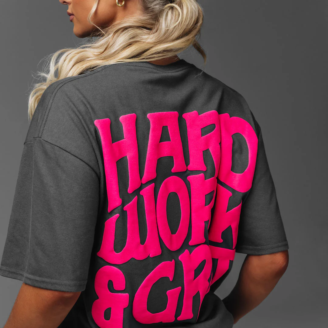 Hard Work & Grit Oversized Tee - Image 11