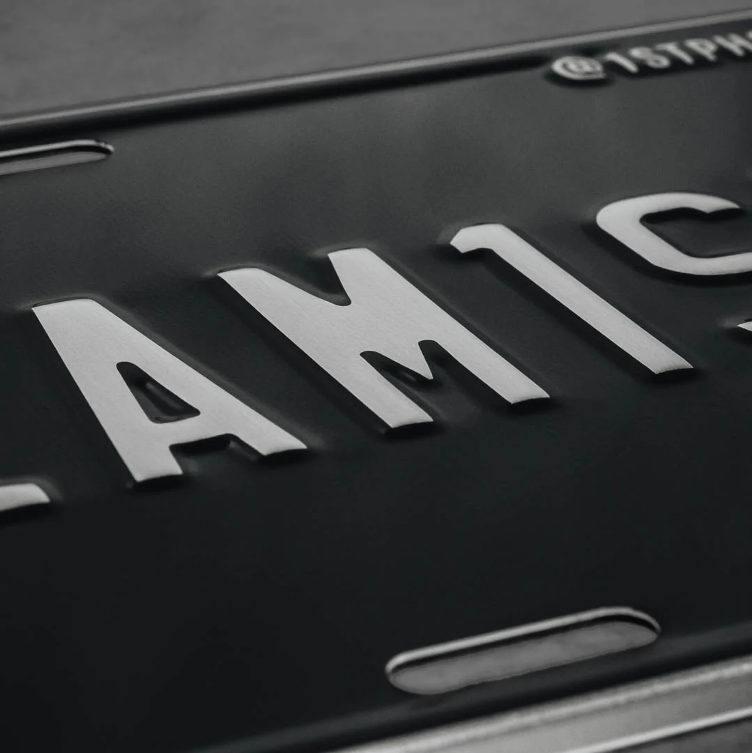 I Am 1st Phorm License Plate - Image 3