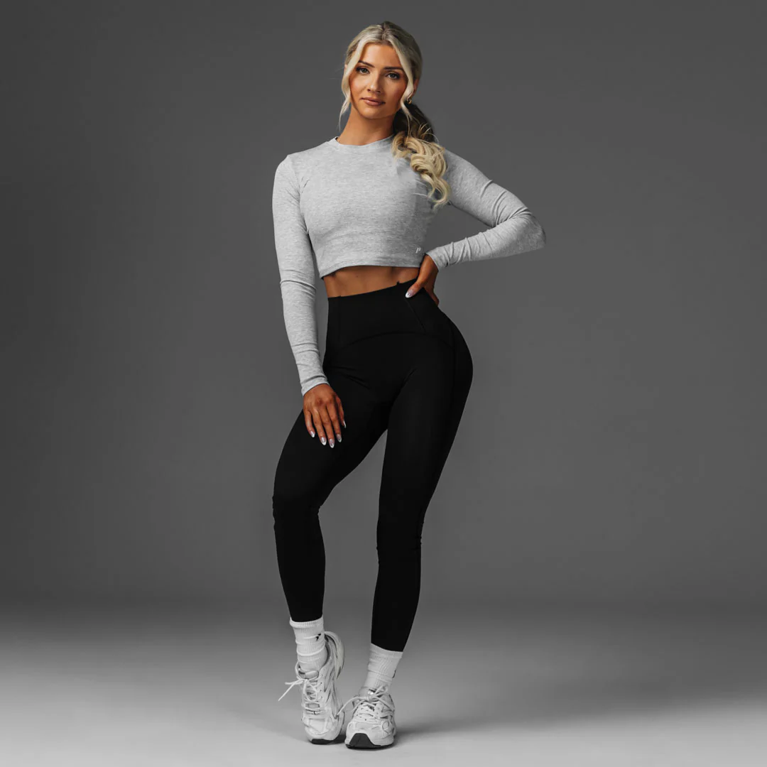 Women's Crop Rib Long Sleeve - Image 18