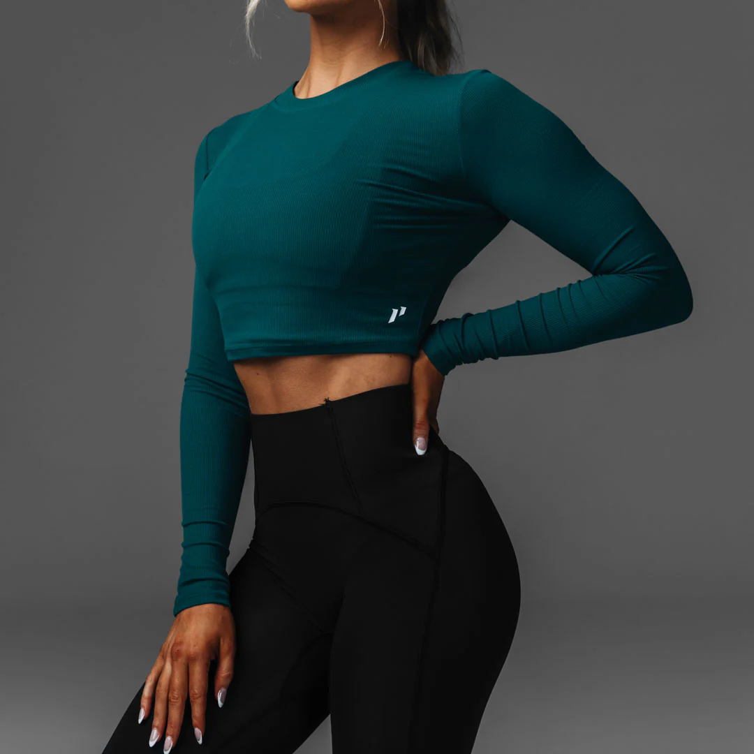 Women's Crop Rib Long Sleeve - Image 21