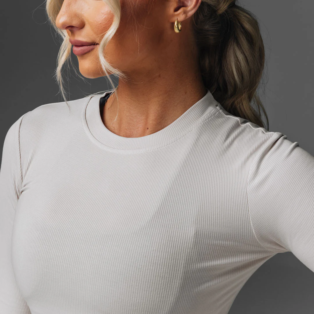 Women's Crop Rib Long Sleeve - Image 29