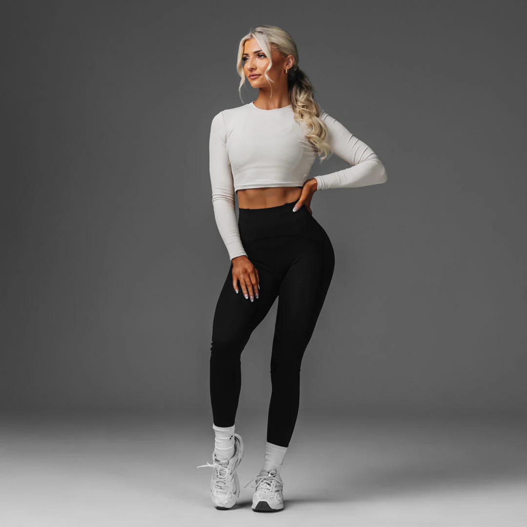 Women's Crop Rib Long Sleeve - Image 30
