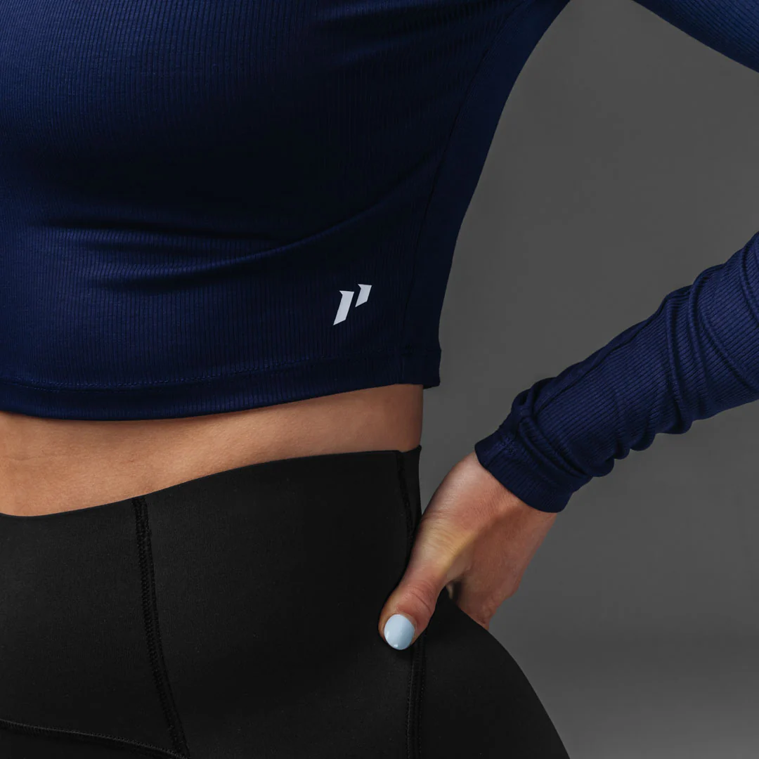Women's Crop Rib Long Sleeve - Image 9