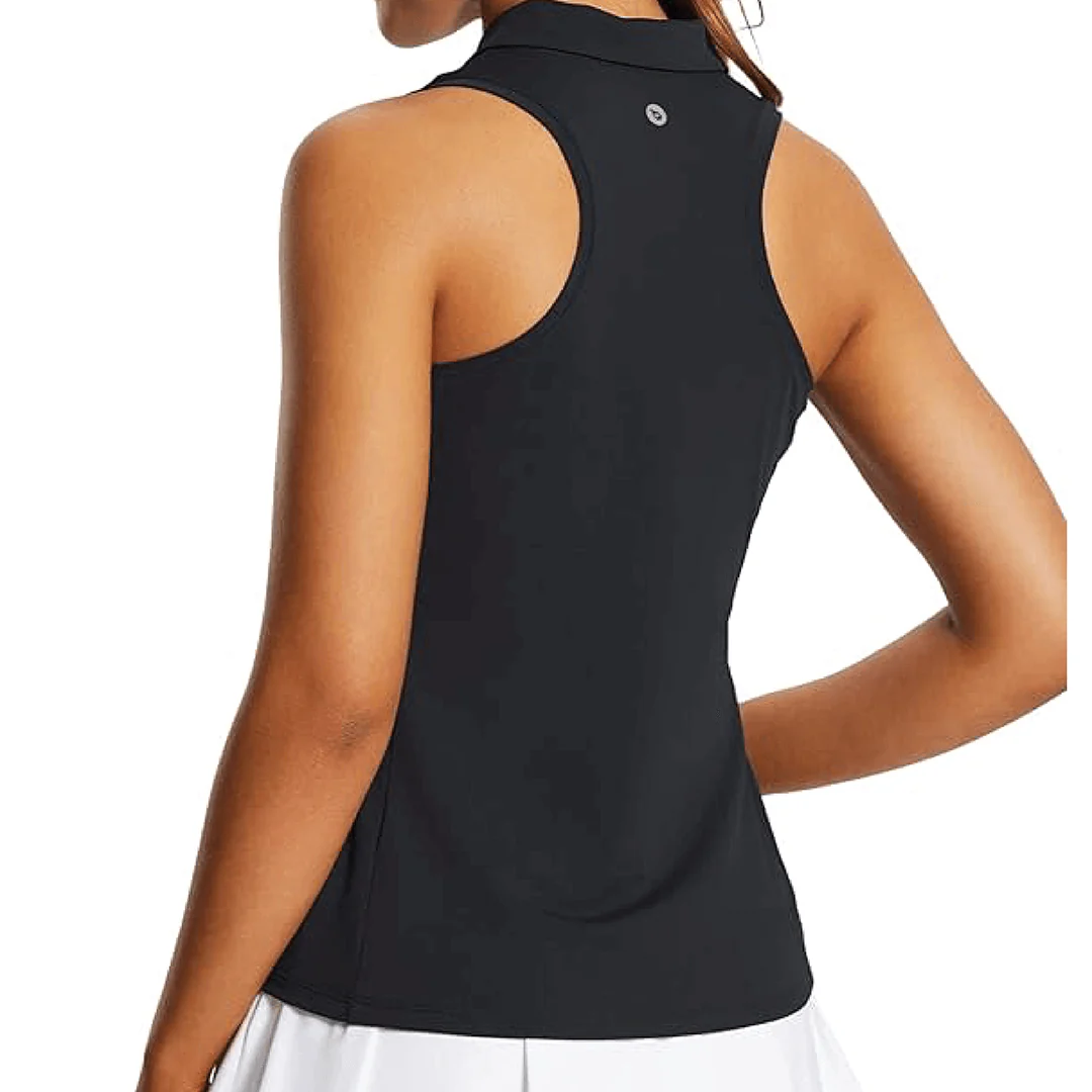 Women's Sleeveless Polo - Image 2